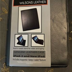 Wilson leather iPad case